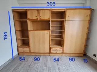 Mueble modular infantil madera