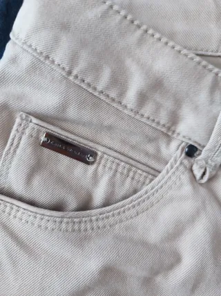 Pantaloni donna beige zara jeans