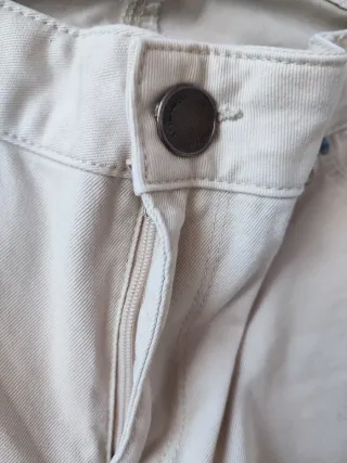 Pantaloni donna beige zara jeans