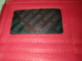 Portafogli Steve Madden Rosso con Vari Scompartimenti