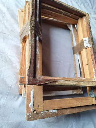 Lote de marcos de madera