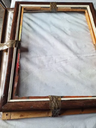 Lote de marcos de madera