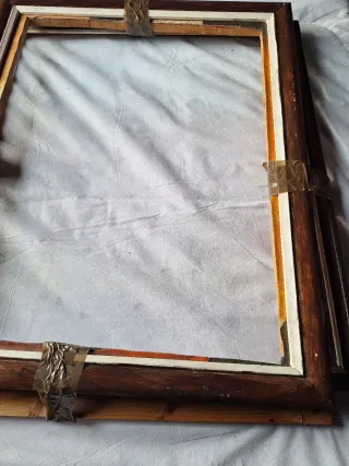 Lote de marcos de madera