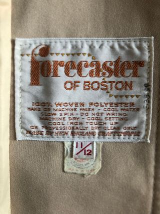 Gabardina Forecaster 70´s. Rosapalo Talla XXL