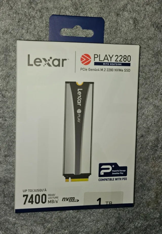 Lexar SSD 1TB PCIe Gen4x4 NVMe