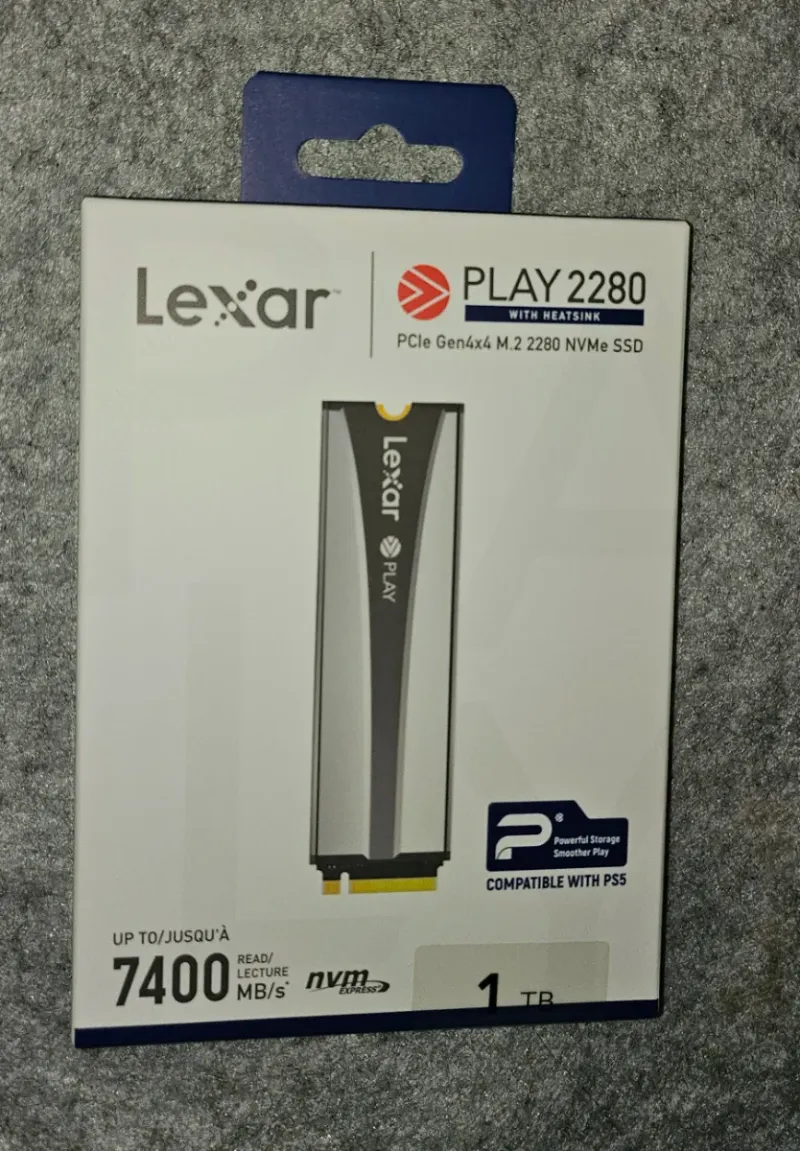 Lexar SSD 1TB PCIe Gen4x4 NVMe