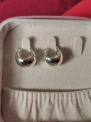 Pendientes Aro Grueso Plata