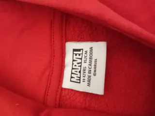 Felpa Marvel rossa