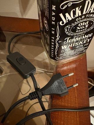 Lampada bottiglia Jack Daniel's