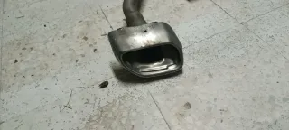 Silencioso trasero doble salida