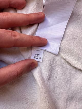 Chaqueta Nike con cremallera blanca XXL