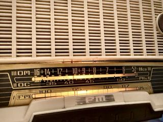 Radio Marconi Vintage Beige/Marrón