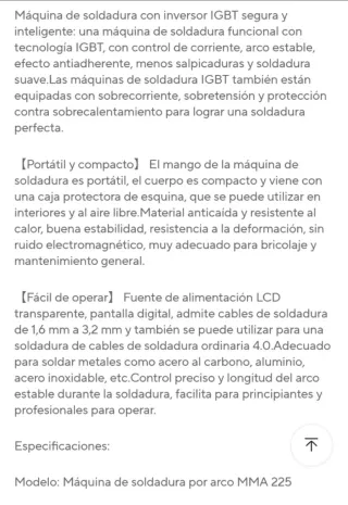 Soldadora MMA 250A 220V Envío gratis!!! Nueva!!