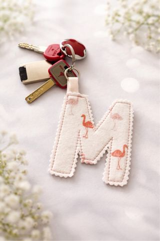 Llavero de tela/ cuelga mochila “Personalizado”