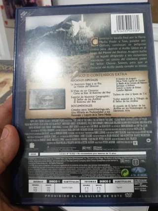 El Señor de los Anillos: La Trilogía DVD