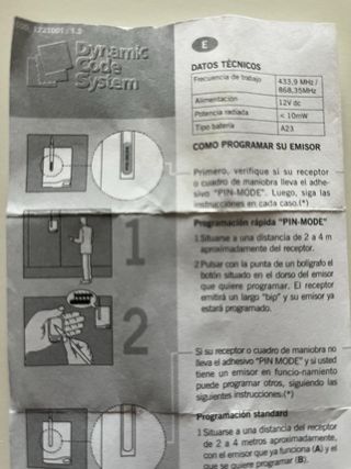 Mando Garaje Roper Negro