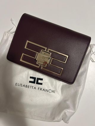 Borsa H color oro e viola