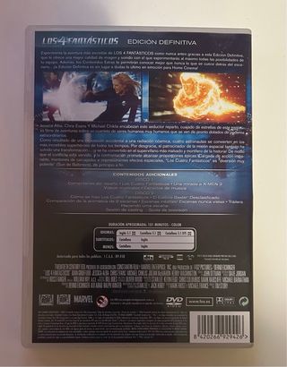 DVD Los4Fantásticos (EdiciónDefinitiva)