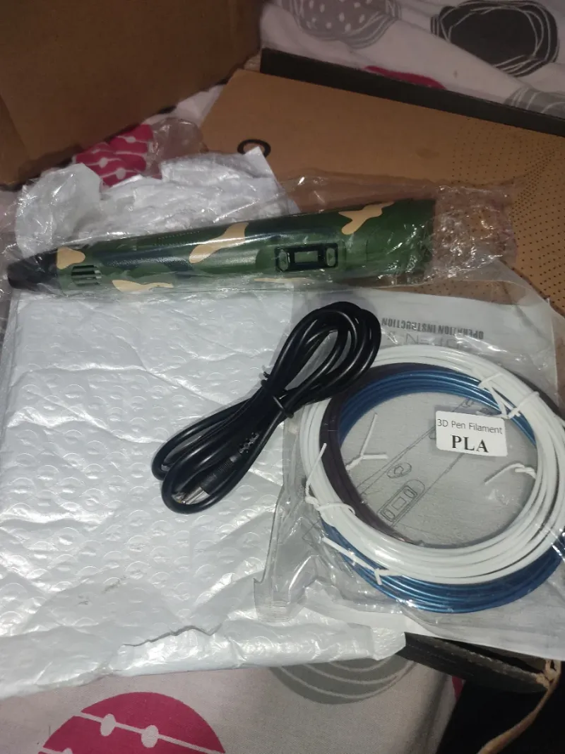 Lápiz 3D Camuflaje + Filamentos