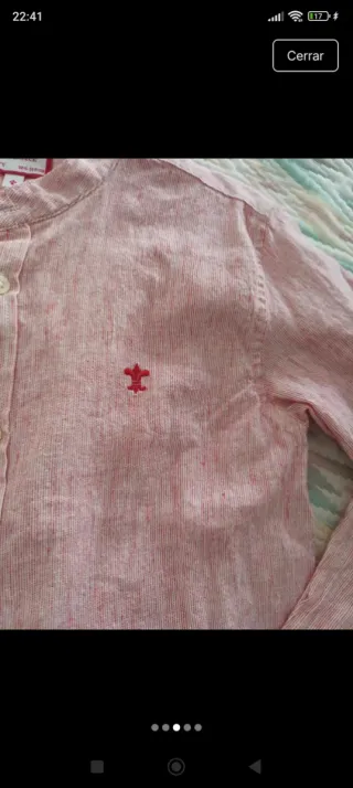 Camisa cuello mao Neck&Neck talla 6-7