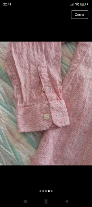 Camisa cuello mao Neck&Neck talla 6-7