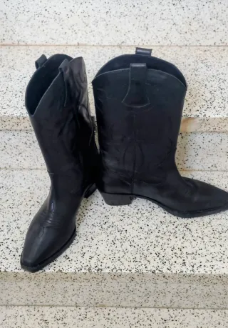 Stivali da Cowboy Donna Neri, quasi nuovi