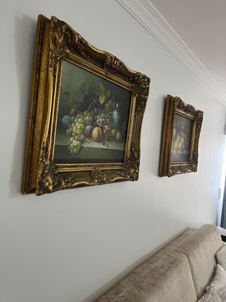 Cuadros de bodegon de uvas