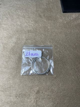 Aros Plata Ley 925 Vintage 27mm