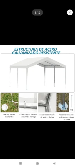 Carpa Garaje 4x4 Cochera