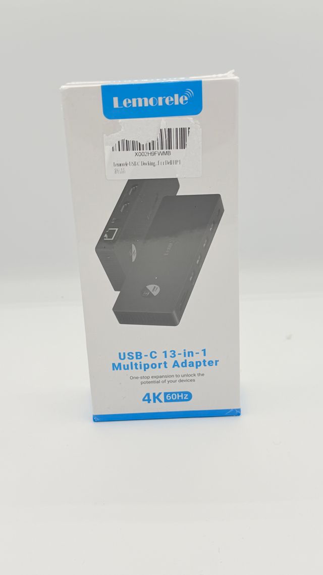 Dock USB-C 13 en 1 Lemorele Triple Pantalla 4K