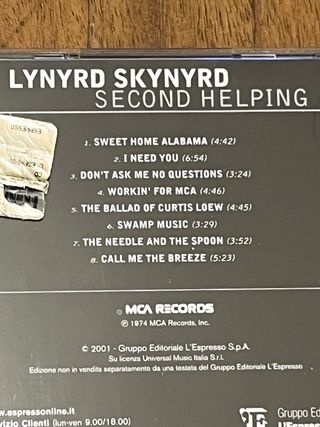 CD Lynyrd Skynyrd - Second Helping