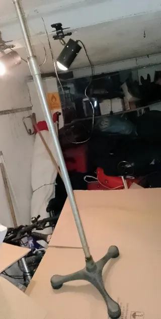 Microfono GELOSO M61 con asta tripode 1950/60