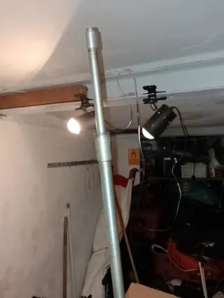 Microfono GELOSO M61 con asta tripode 1950/60