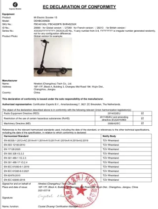 Patinete Eléctrico Xiaomi S1