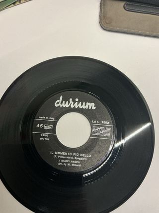 I Nuovi Angeli 45 giri - Il Momento Più Bello