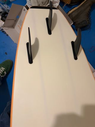 Tabla surf Flysurf 7'2 wide naranja + leash