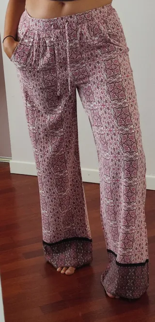 Pantaloni lunghi largo comodi freschi