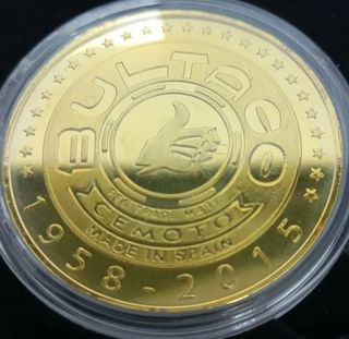 BULTACO MATADOR 2 MONEDAS + ESTUCHE