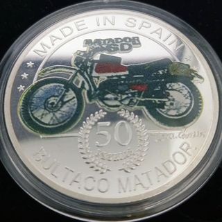 BULTACO MATADOR 2 MONEDAS + ESTUCHE