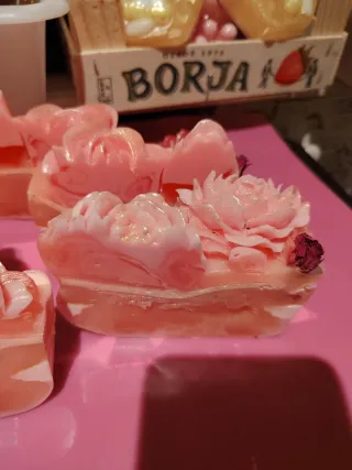 Jabón Artesanal Rosas y Almendras