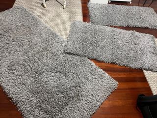 Pack 3 Alfombras Gris