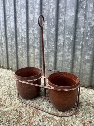 Centro de mesa rústico para velas o flores