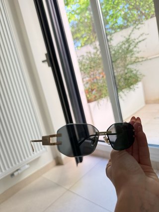 Gafas de sol Versace Oro y Negro unisex