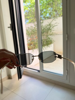 Gafas de sol Versace Oro y Negro unisex