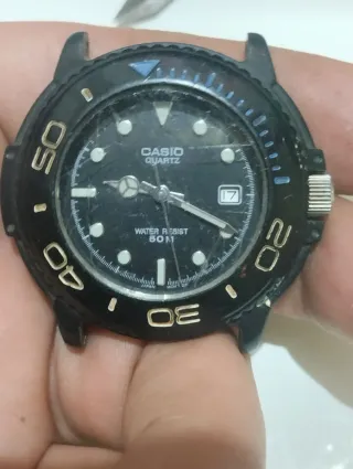 Reloj Casio Quartz 50M Negro