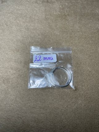 Pendientes Aro Plata 925 Vintage 22mm