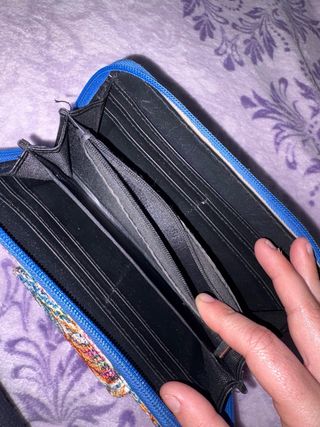 Portafogli da donna con design geometrico