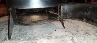 Estufa de leña con horno