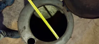 Estufa de leña con horno