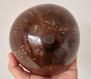 Kalimba de madera con diseño de ranas